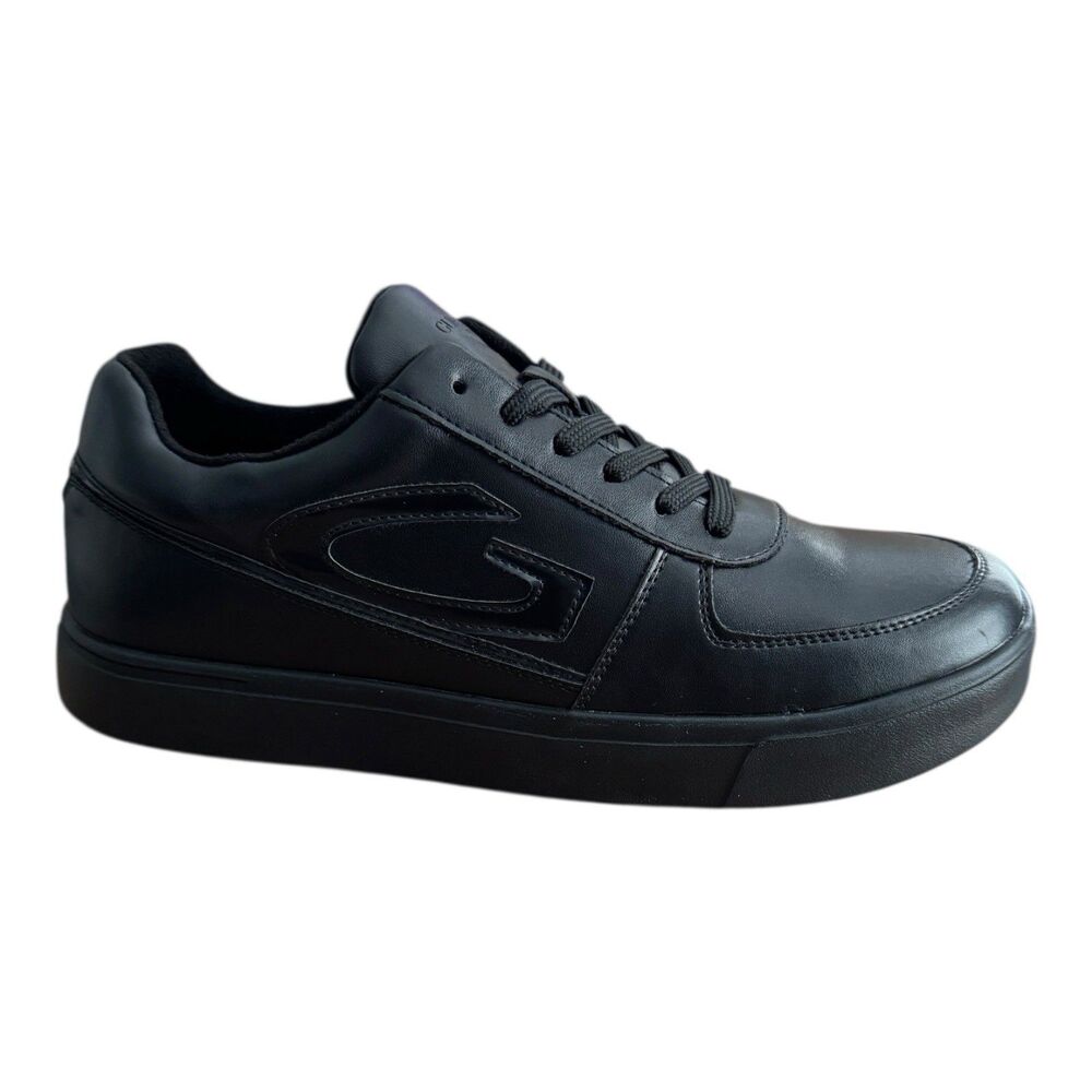 Alberto Guardiani Men’s 11/ EU 44 Low Soft Leather‎ Sneaker Black AGM005229 $175